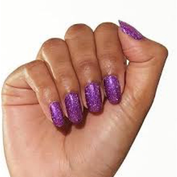 ColorStreet 1 in 4 is a beautiful royal purple & holographic glitter nail polish - Picture 2 of 10